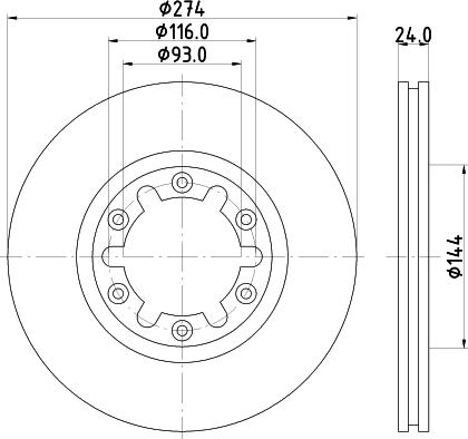 Pagid 54363 - Discofreno autozon.pro