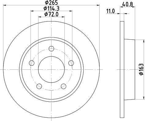 Pagid 54305 - Discofreno autozon.pro