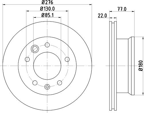 Pagid 54315 - Discofreno autozon.pro