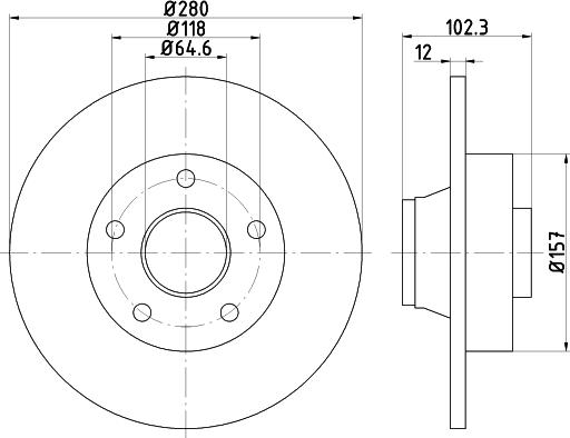 Pagid 54316 - Discofreno autozon.pro