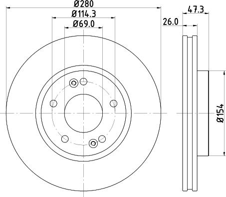 Pagid 54339 - Discofreno autozon.pro