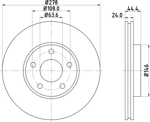 Pagid 54248 - Discofreno autozon.pro