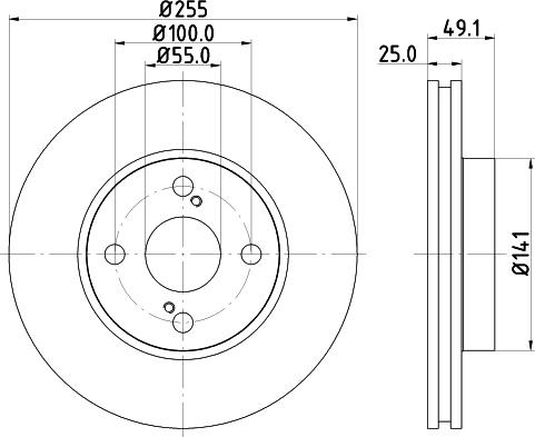 Pagid 54259 - Discofreno autozon.pro