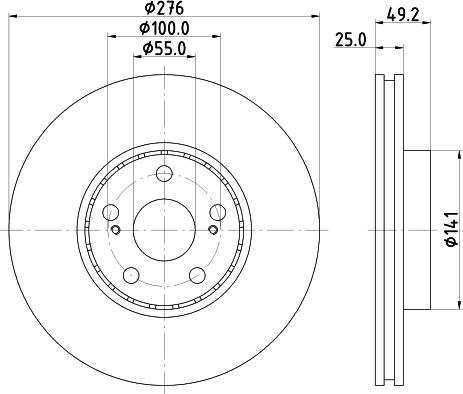 Pagid 54264 - Discofreno autozon.pro