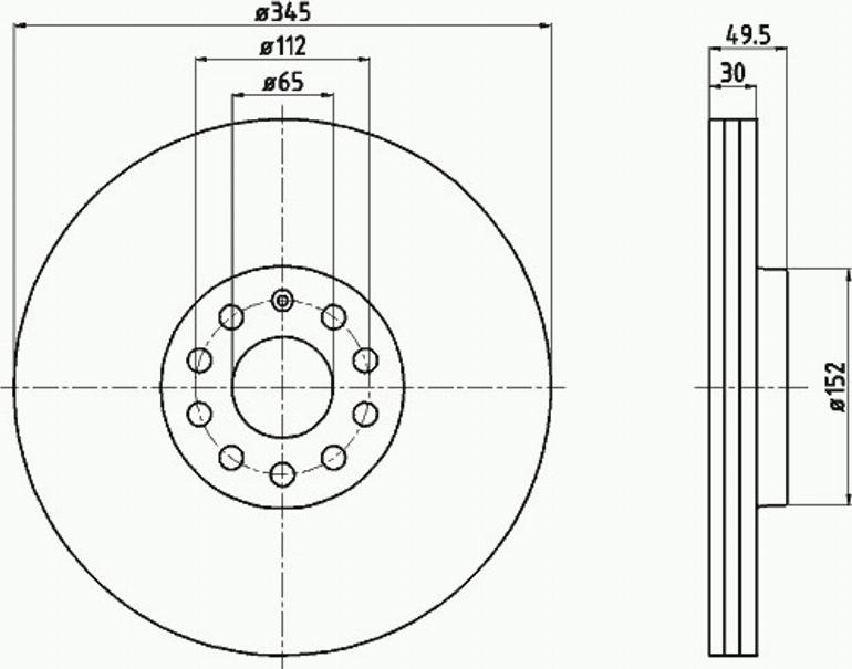 Pagid 54206PRO - Discofreno autozon.pro