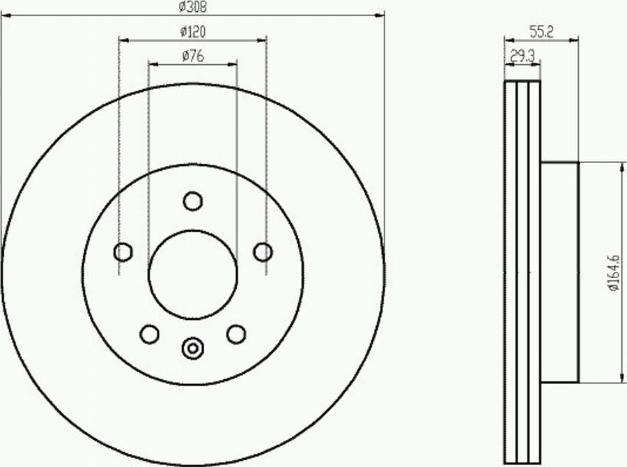 Pagid 54212PRO - Discofreno autozon.pro