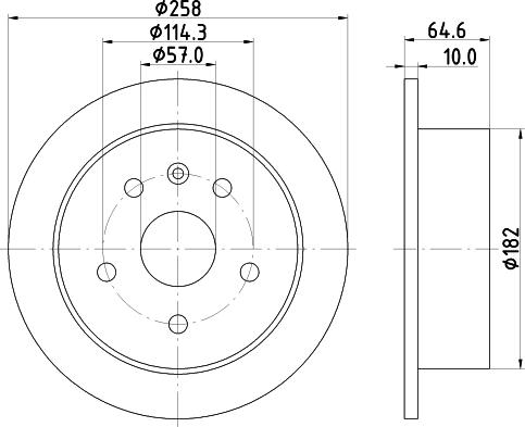 Pagid 54289 - Discofreno autozon.pro