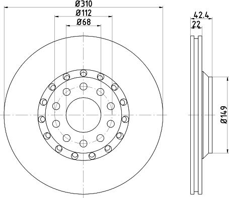 Pagid 54224 - Discofreno autozon.pro