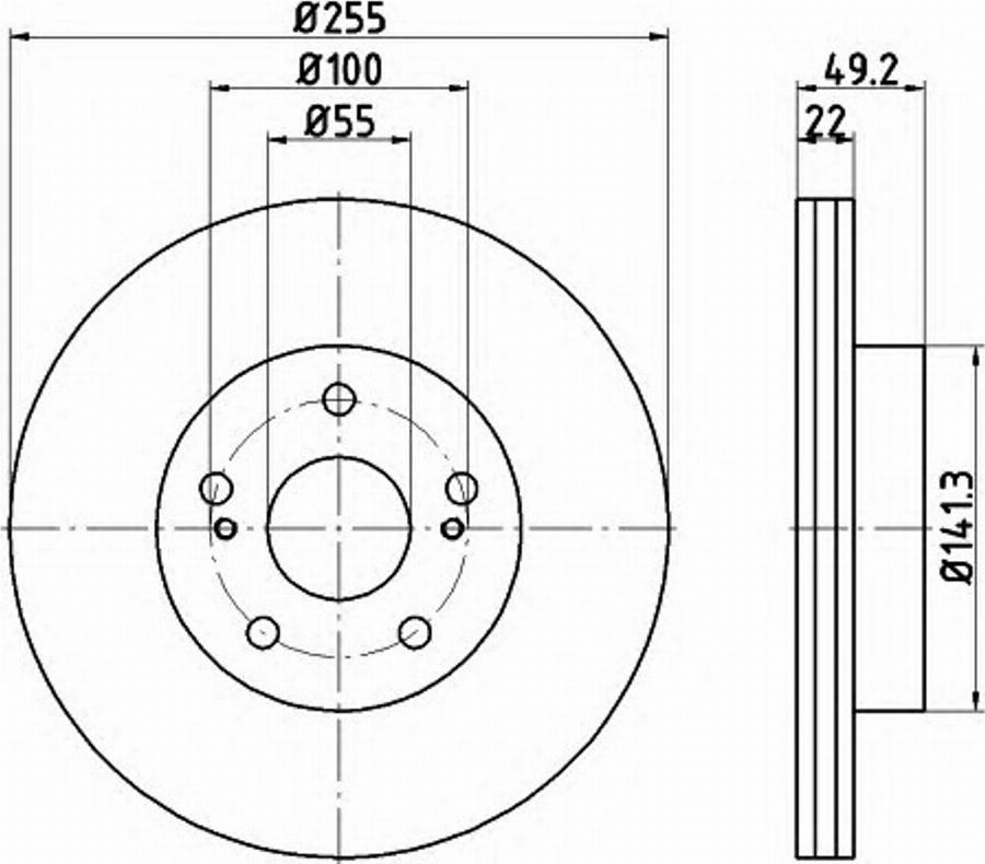 Pagid 54795PRO - Discofreno autozon.pro