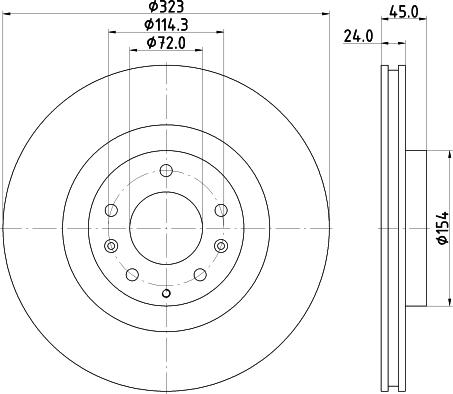 Pagid 54744 - Discofreno autozon.pro