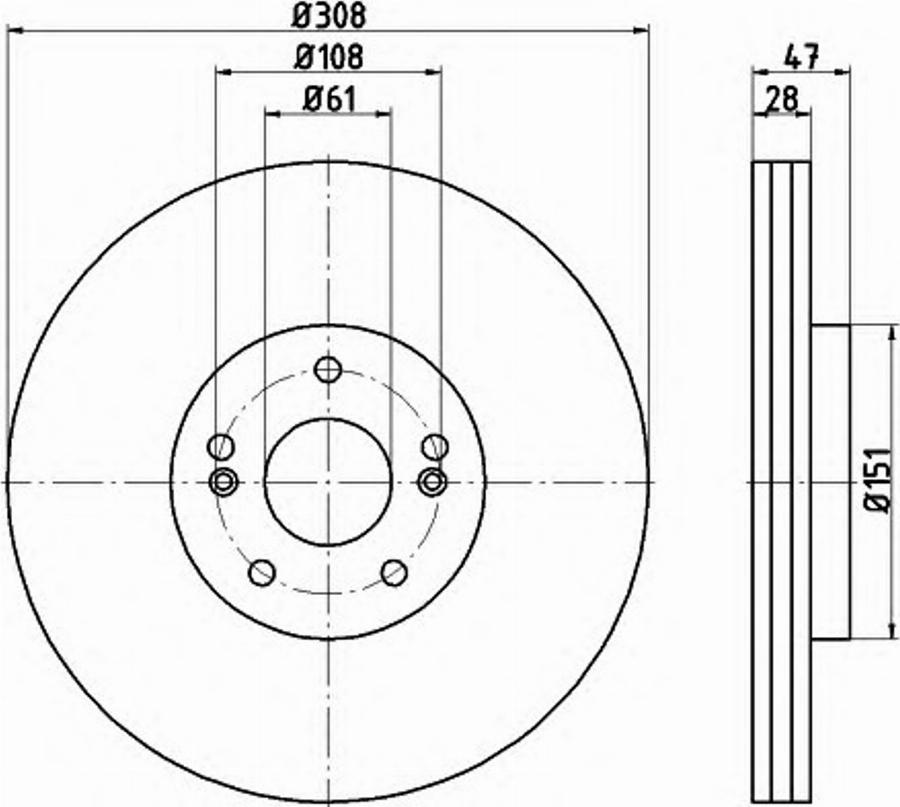 Pagid 54740PRO - Discofreno autozon.pro