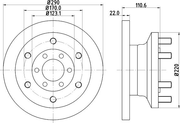 Pagid 54754 - Discofreno autozon.pro