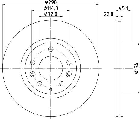 Pagid 54756 - Discofreno autozon.pro