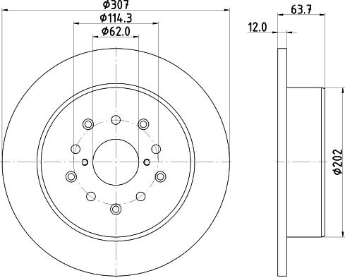 Pagid 54708 - Discofreno autozon.pro