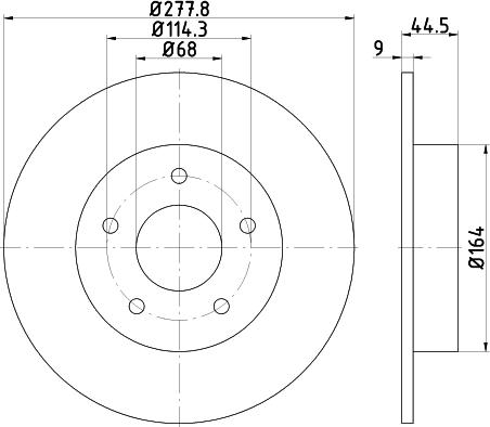 Pagid 54788 - Discofreno autozon.pro