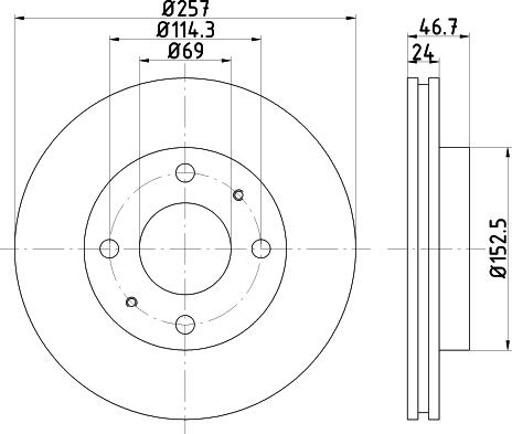 Pagid 54739 - Discofreno autozon.pro