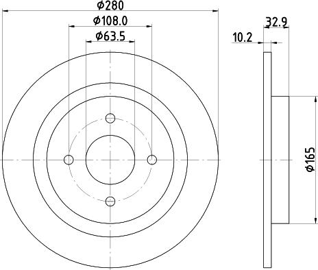 Pagid 54724 - Discofreno autozon.pro