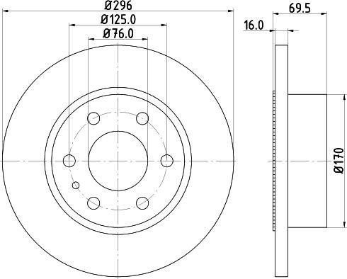 Pagid 54775 - Discofreno autozon.pro