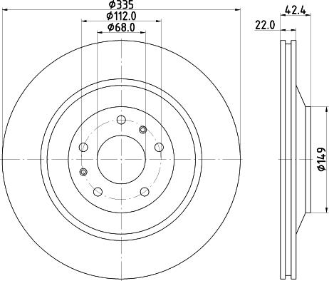 Pagid 54770 - Discofreno autozon.pro