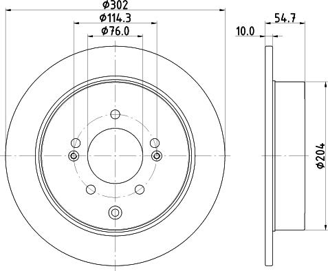 Pagid 55949 - Discofreno autozon.pro