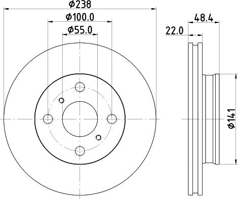 Pagid 55946 - Discofreno autozon.pro