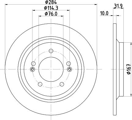 Pagid 55931 - Discofreno autozon.pro