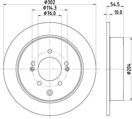 Pagid 55933 - Discofreno autozon.pro