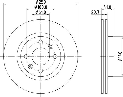 Pagid 55921 - Discofreno autozon.pro