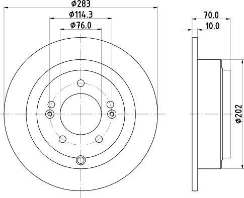 Pagid 55444 - Discofreno autozon.pro