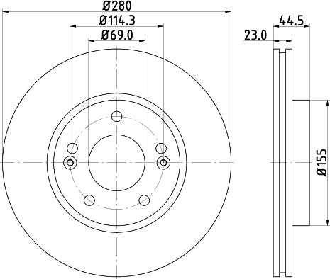 Pagid 55431 - Discofreno autozon.pro