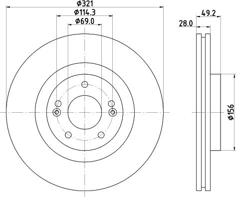 Pagid 55429 - Discofreno autozon.pro