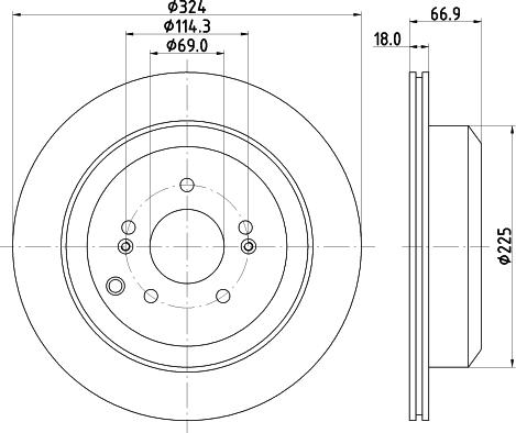 Pagid 55426 - Discofreno autozon.pro