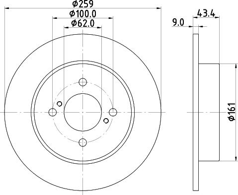 Pagid 55423 - Discofreno autozon.pro