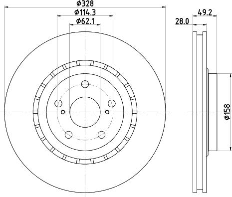 Pagid 55594 - Discofreno autozon.pro