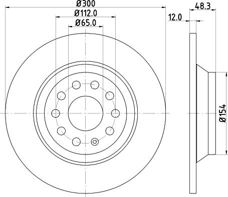 Pagid 55554 - Discofreno autozon.pro