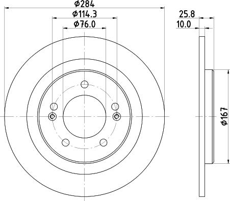 Pagid 55527 - Discofreno autozon.pro