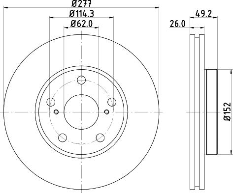 Pagid 55577 - Discofreno autozon.pro