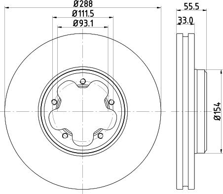 Pagid 55606 - Discofreno autozon.pro