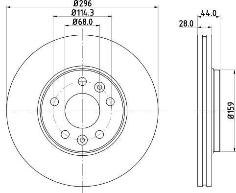 Pagid 55688 - Discofreno autozon.pro