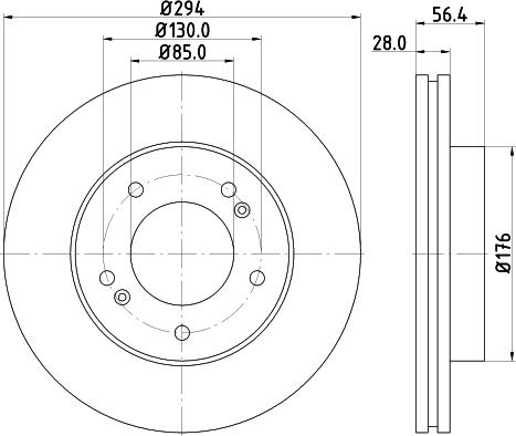 Pagid 55032 - Discofreno autozon.pro