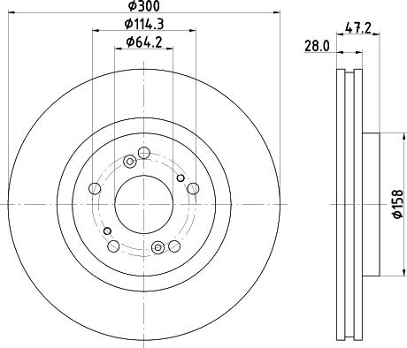 Pagid 55846 - Discofreno autozon.pro