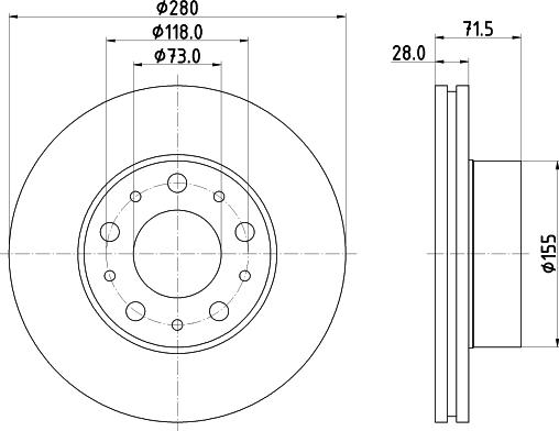 Pagid 55861 - Discofreno autozon.pro