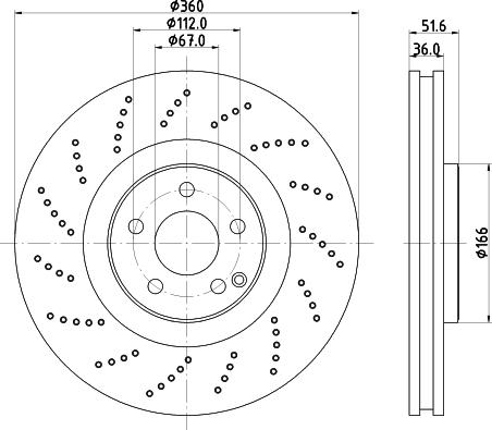 Pagid 55839HC - Discofreno autozon.pro