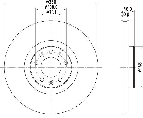 Pagid 55834 - Discofreno autozon.pro