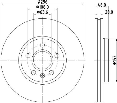 Pagid 55875HC - Discofreno autozon.pro