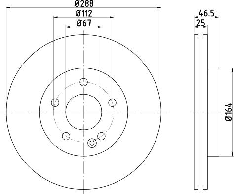 Pagid 55877HC - Discofreno autozon.pro