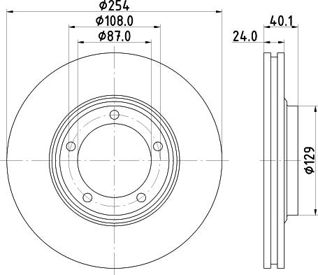 Pagid 55345 - Discofreno autozon.pro