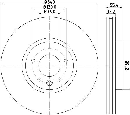 Pagid 55303 - Discofreno autozon.pro