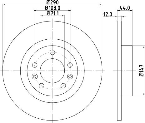 Pagid 55380 - Discofreno autozon.pro