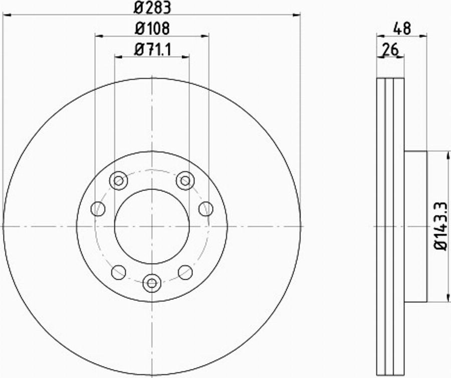 Pagid 55325PRO - Discofreno autozon.pro